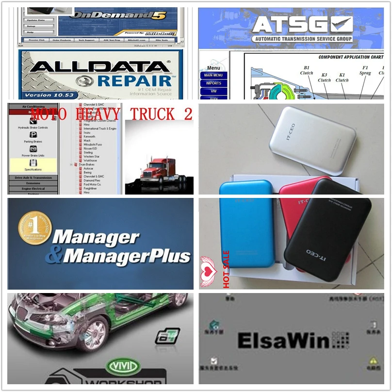 Программное обеспечение для ремонта автомобиля Alldata Mitchell moto heavy trunk vividshop elsa 49in 1 ТБ