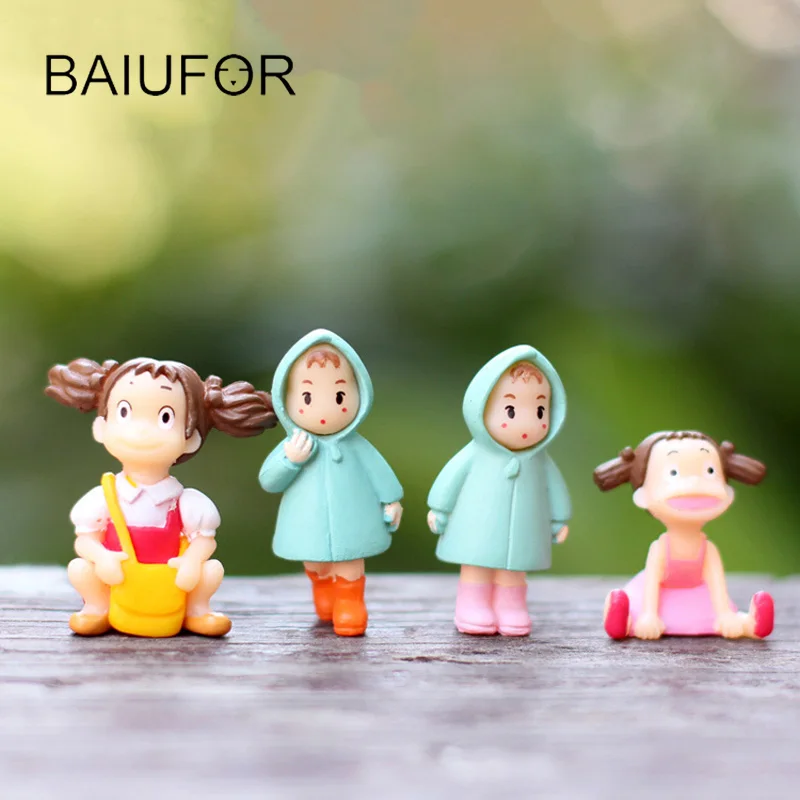 Мультяшная кукла Миядзаки аниме Мой сосед Тоторо май миниатюрные сказочные