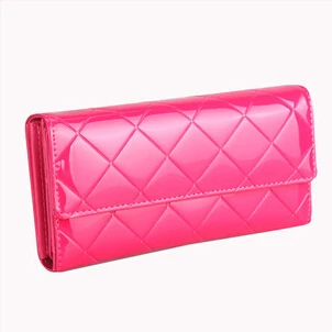 Лидер продаж 2018 модные роскошные женские длинные кошельки сумка однотонная