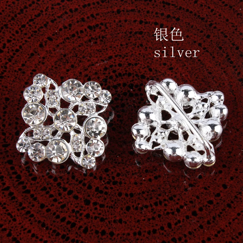 10 шт. декоративные пуговицы ручной работы с кристаллами|square rhinestone buttons|rhinestone