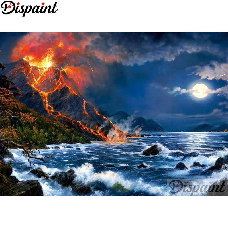 Полноразмерная/круглая Алмазная 5D картина Dispaint сделай сам вышивка крестиком