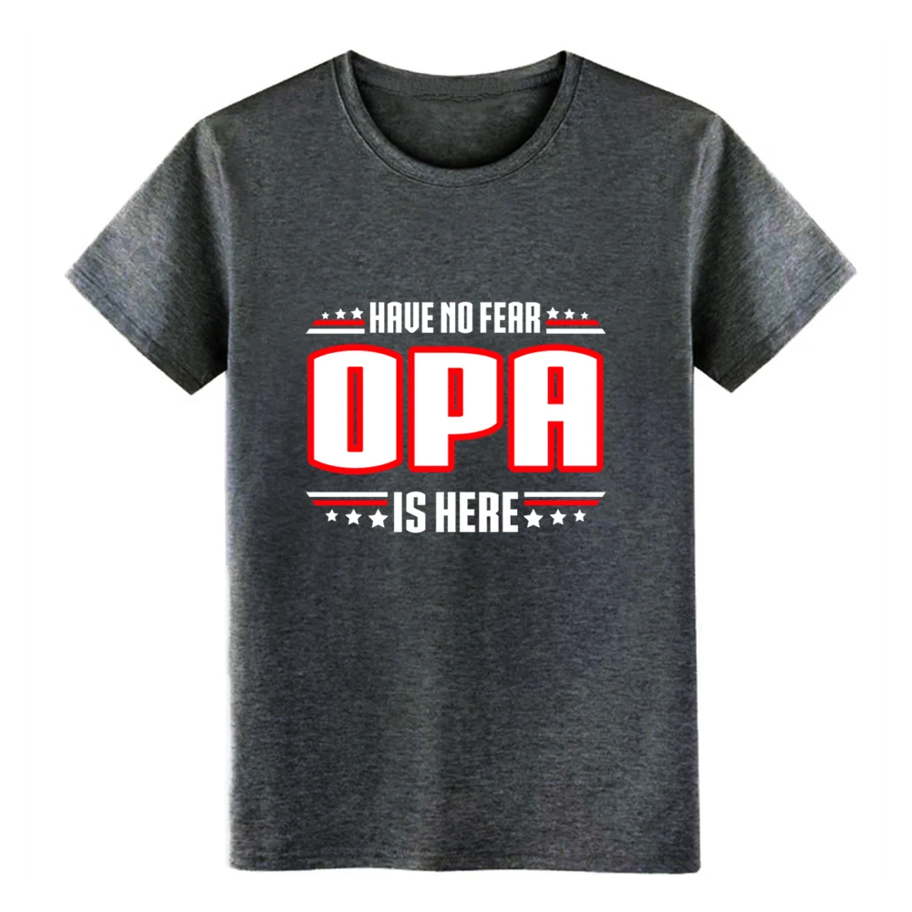 Мужская футболка Opa Have no fear opa is here awsome дизайнерская хлопковая Футболка