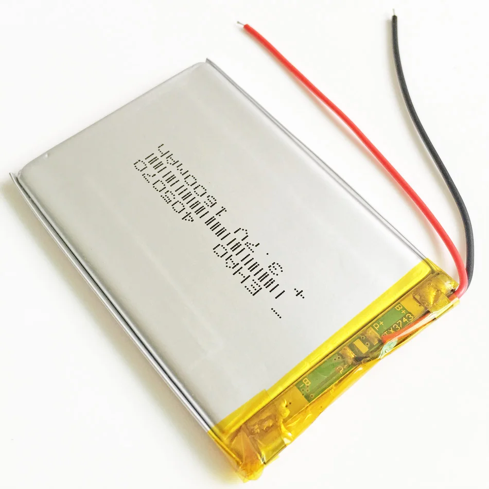 10 x шт 3 7 V 1600mAh литий полимерная ионная аккумуляторная батарея для электронных