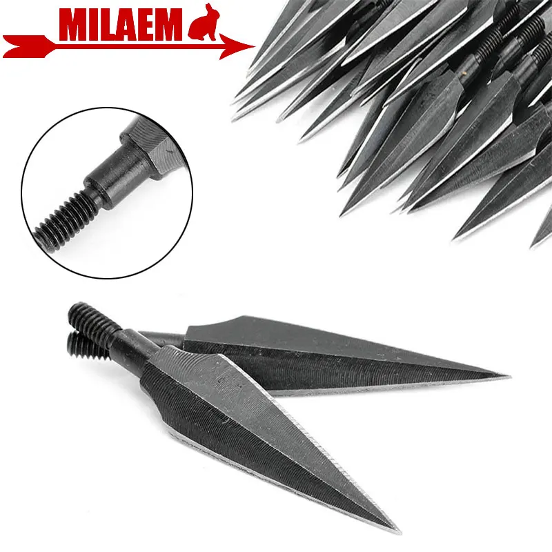 

6/12pcs Archery Arrow Tips Steel Broadhead Points Steel 150Gr Arrowhead Outdoor Hunting Shooting Target Arrow Accessories