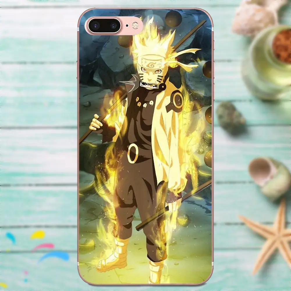 Shippuden Kunai Naruto Uzumaki для Apple iPhone X XS Max XR 4 4S 5 5C 5S SE 6 6S 7 8 Plus ТПУ чехлы