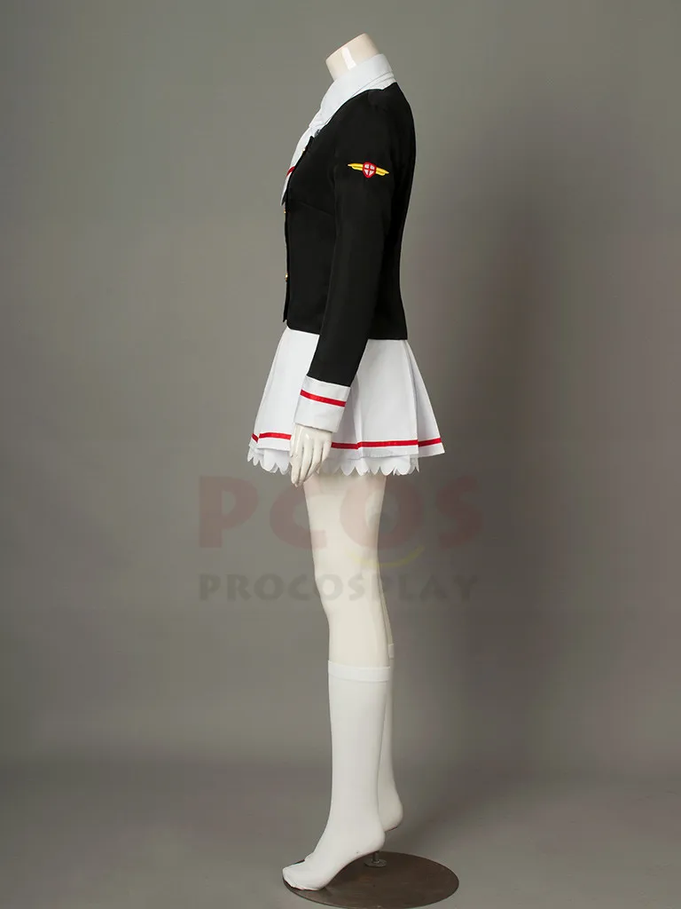Cardcaptor Sakura прозрачная карта Сакура КИНОМОТО униформа косплей костюм mp003941|Костюмы