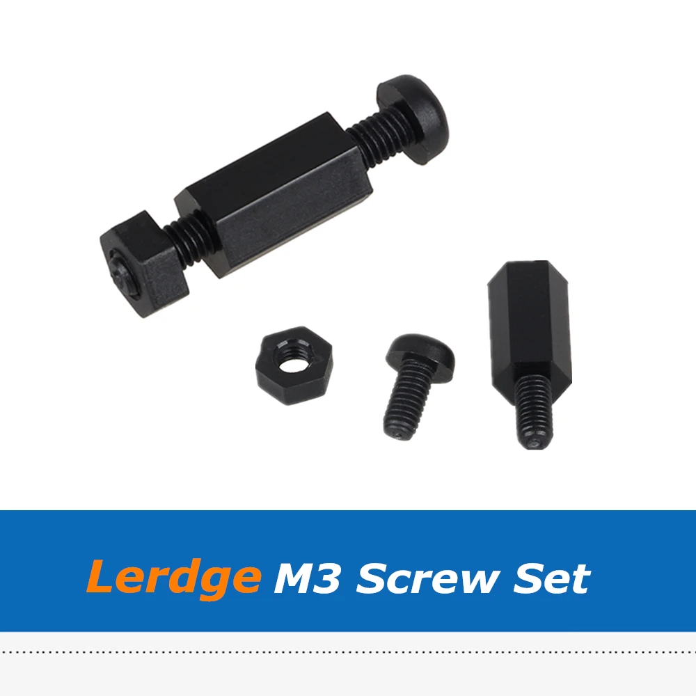 LerdgeX K плата M3 * 10 мм шпилька + 6 изоляционный стопорный винт нейлоновый нейлоновая