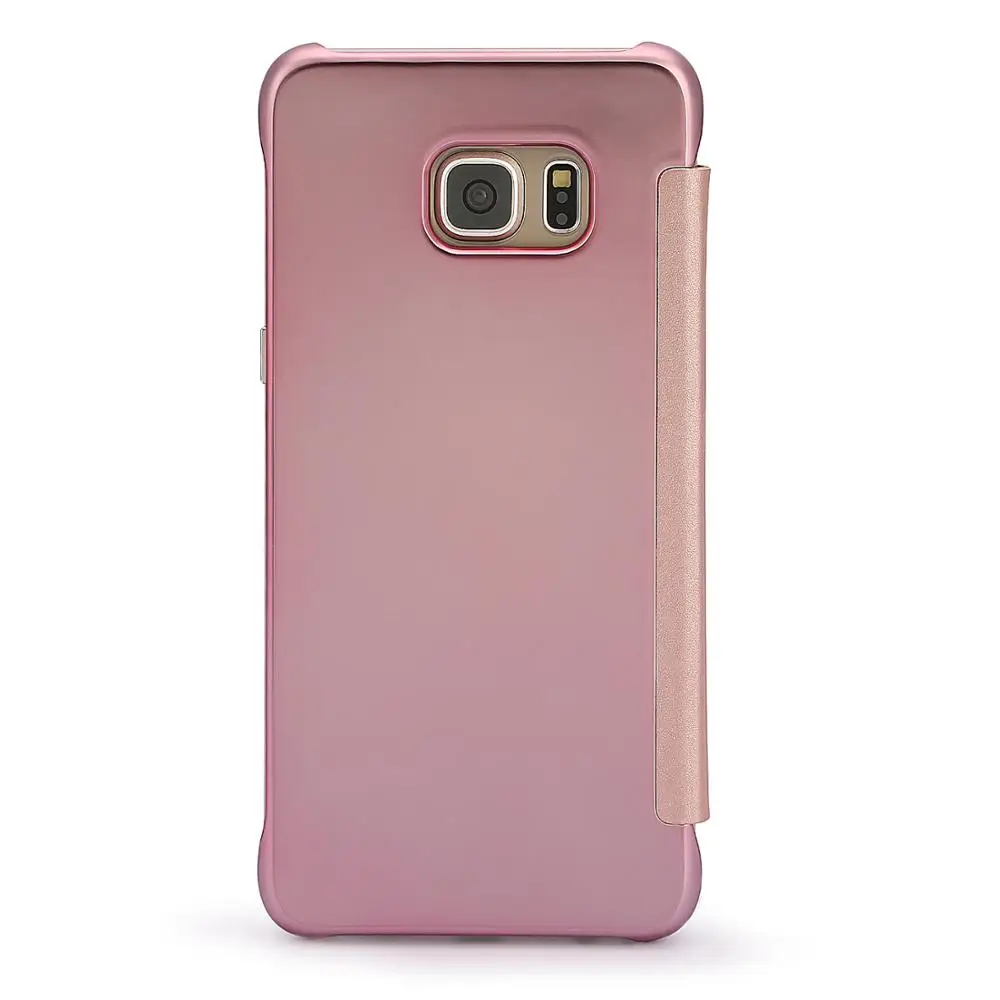 Новый флип чехол для телефона с умным зеркалом Samsung Galaxy S6 Edge Plus прозрачный задней