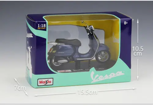 Maisto 1:18 Vespa Granturismo 2003 мотоцикл велосипед литье под давлением модель игрушки Новый в