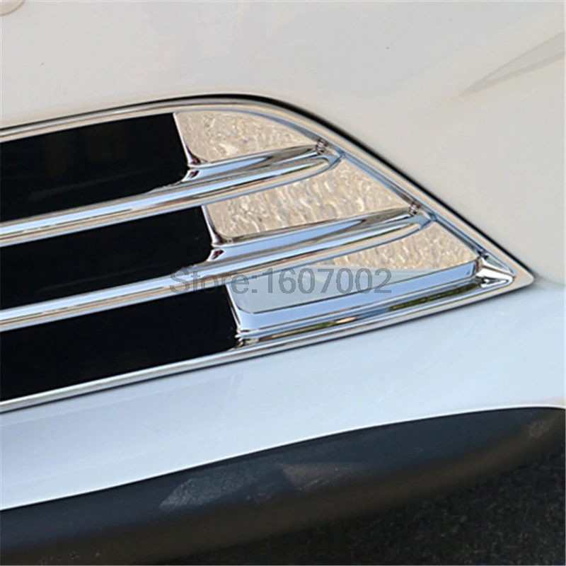 2 шт. хромированная решетка для Mazda 6 M6 Atenza 2013 2014 2015|trim cover|chrome car stylingfront grill cover |
