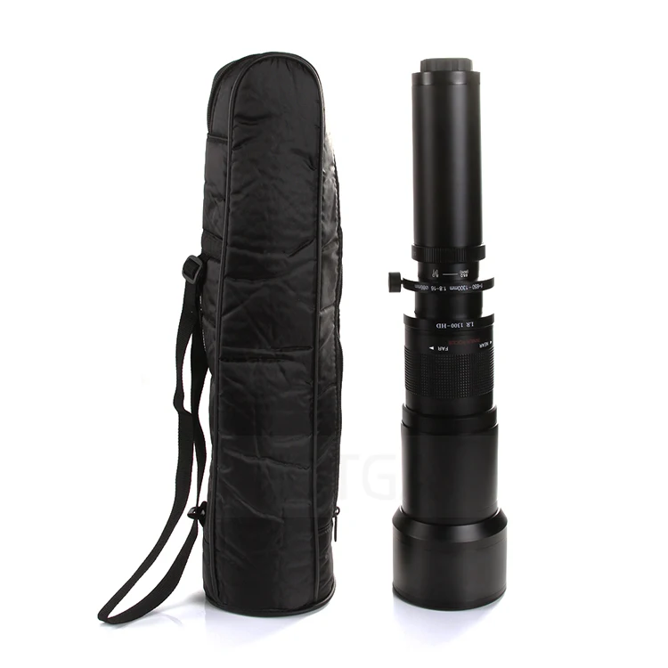 Ручной зум объектив 650 1300 мм f/8 16 для Canon DSLR Camera EF S|adapter t2|adapter mounttele zoom lens |