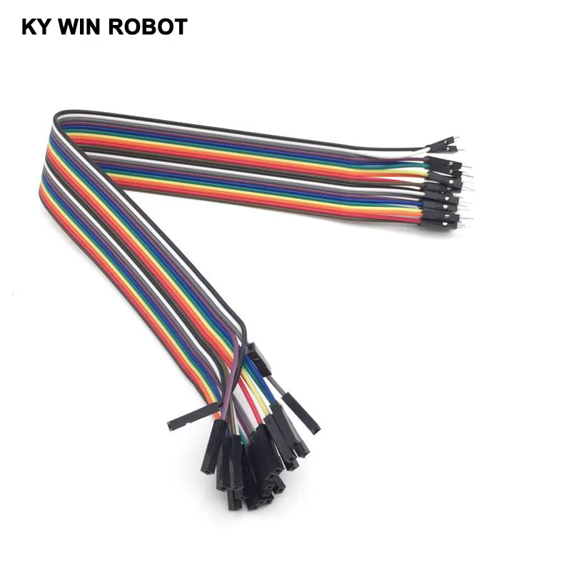 

DuPont line 20pcs 30cm 2.54mm 1p-1p Pin Female to Male Color Breadboard Cable Jump Wire Jumper For Arduino