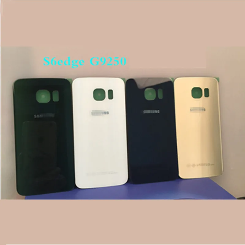 For Samsung S6edge Back Battery Cover Case Glass Rear Housing Replacement for S6 edge | Mobile Phone Housings &amp Frames