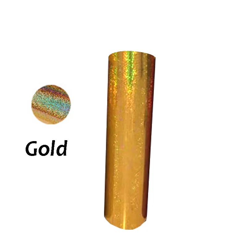 Gold 25 см* 25 см ПВХ теплопередача виниловая пленка футболка Железный На HTV печать рисунков для спортивной одежды украшения дома - Цвет: Gold