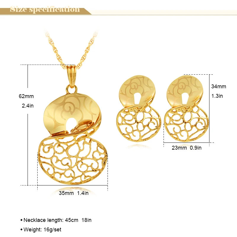 Ювелирные украшения Sunny Jewelry в винтажном стиле серьги-кулон для свадьбы витой