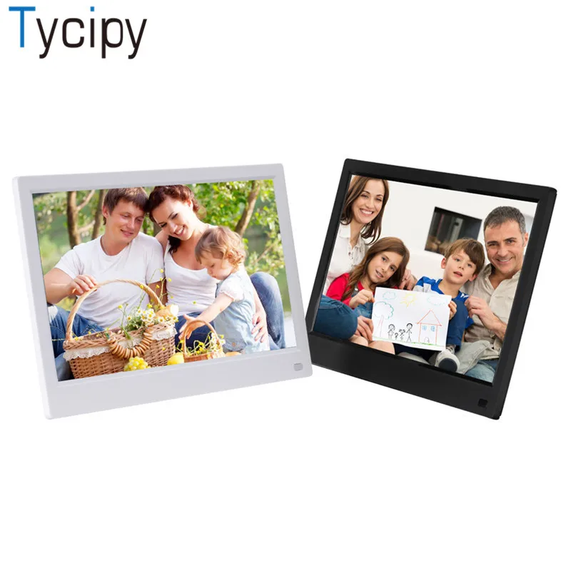 Tycipy Wifi фоторамка LCD цифровой светодиодный электронный экран для музыки Mp3 видео