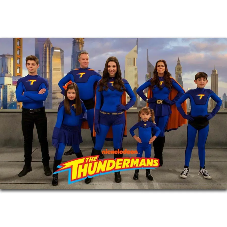 FX735 THUNDERMANS Подростковая детская семейная забавная ТВ серия 2018 постер на заказ