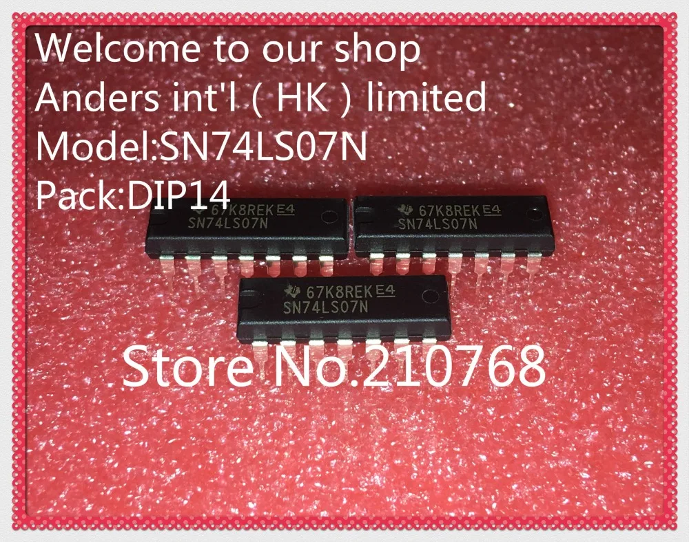 50 шт./лот SN74LS07N SN74LS07 74LS07 DIP14|ti fan|ti dlpti children |