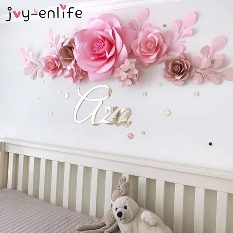 JOY-ENLIFE 2 шт. 20 см бумажные цветы фон для декора вечеринки дня рождения свадьбы