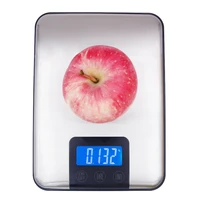 15kg 1g digital kitchen scale lcd display big food diet weight slim stainless steel electronic scale with touch screen