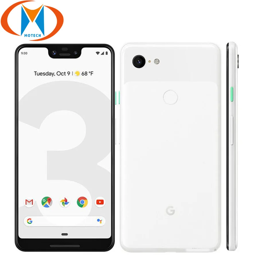 Новый оригинальный мобильный телефон Google Pixel 3 XL 6 дюймовый экран Snapdragon 845 4 Гб ОЗУ 64