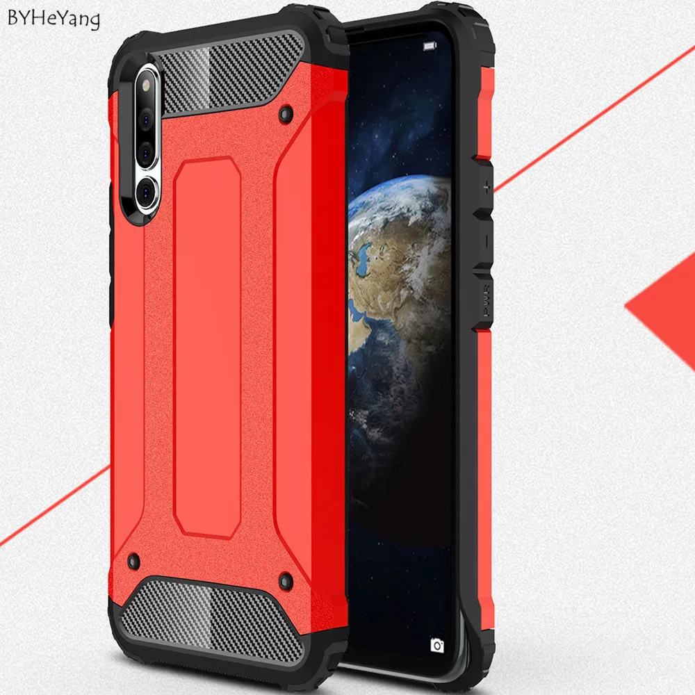 BYHeYang For Huawei Honor Magic 2 Case Luxury Hybrid Heavy Armor Rugged TPU+PC Shockproof Funda Cover case On |
