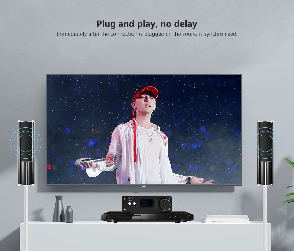 AIYIMA OLED 2,1 цифровой усилитель мощности USB/оптический/коаксиальный вход 24BIT 192K аудио усилитель STA326 PCM2706 AK4113 25 Вт* 2+ 50 Вт
