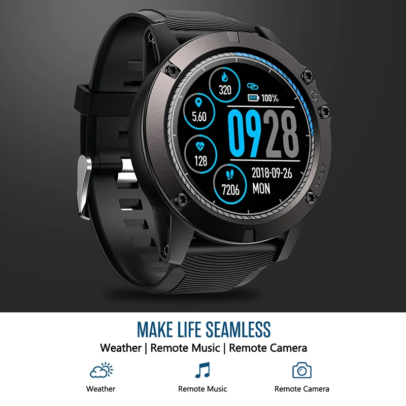 Zeblaze VIBE3 Pro ips 3D цветной полный сенсорный дисплей Смарт-часы 5 АТМ IP67 водонепроницаемый смарт-браслет спортивные часы Шагомер пульс