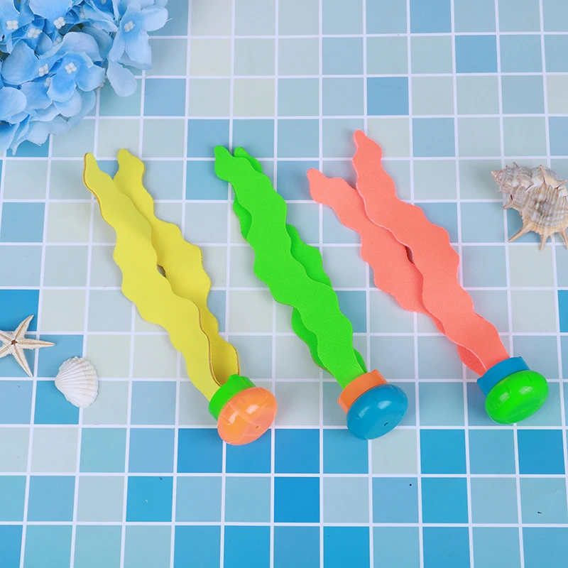 

3 шт., летние игрушки, морские водоросли, игрушка для дайвинга, водные игры, игры для бассейна, Детские Подводные игрушки для дайвинга, спорти...