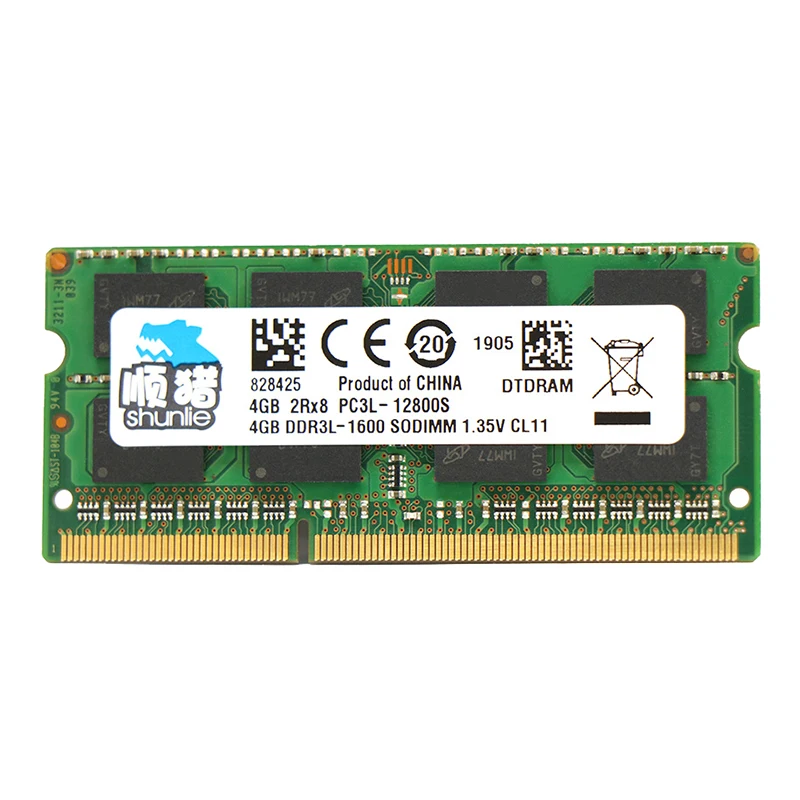 DDR3 4 ГБ 8 1066 МГц 1333 1600 ноутбук SO DIMM 1 5 в 35 Ram Микрон чип памяти|Оперативная память| |