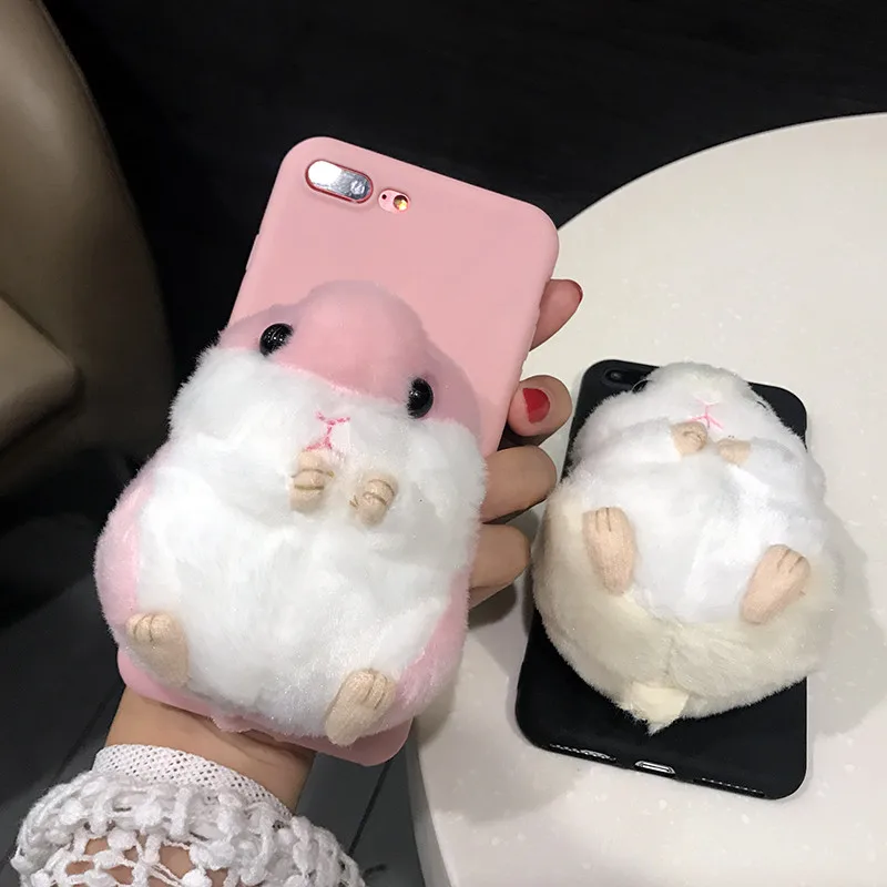 Ainike милый хомяк Мягкий ТПУ чехол для телефона Samsung Galaxy S6 S7edge S9Plus Note10 A20 A8S A51 J8 A750 3D