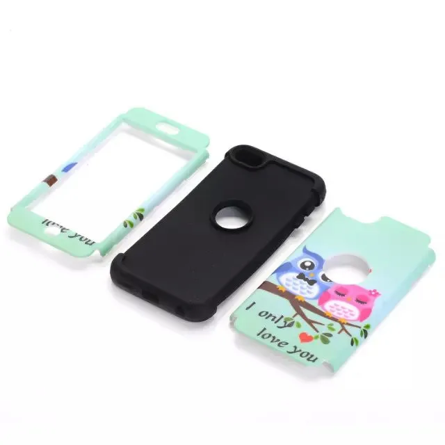 Чехол для ipod touch 6/touch 5 с милым мультяшным рисунком совы прочный устойчивый к