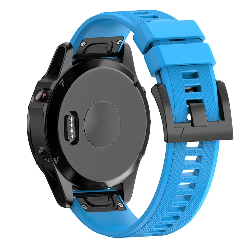 Fistar 22 мм 26 Силиконовые Quick Release ремешок для наручных часов на запястье gps Garmin Fenix 5x 5