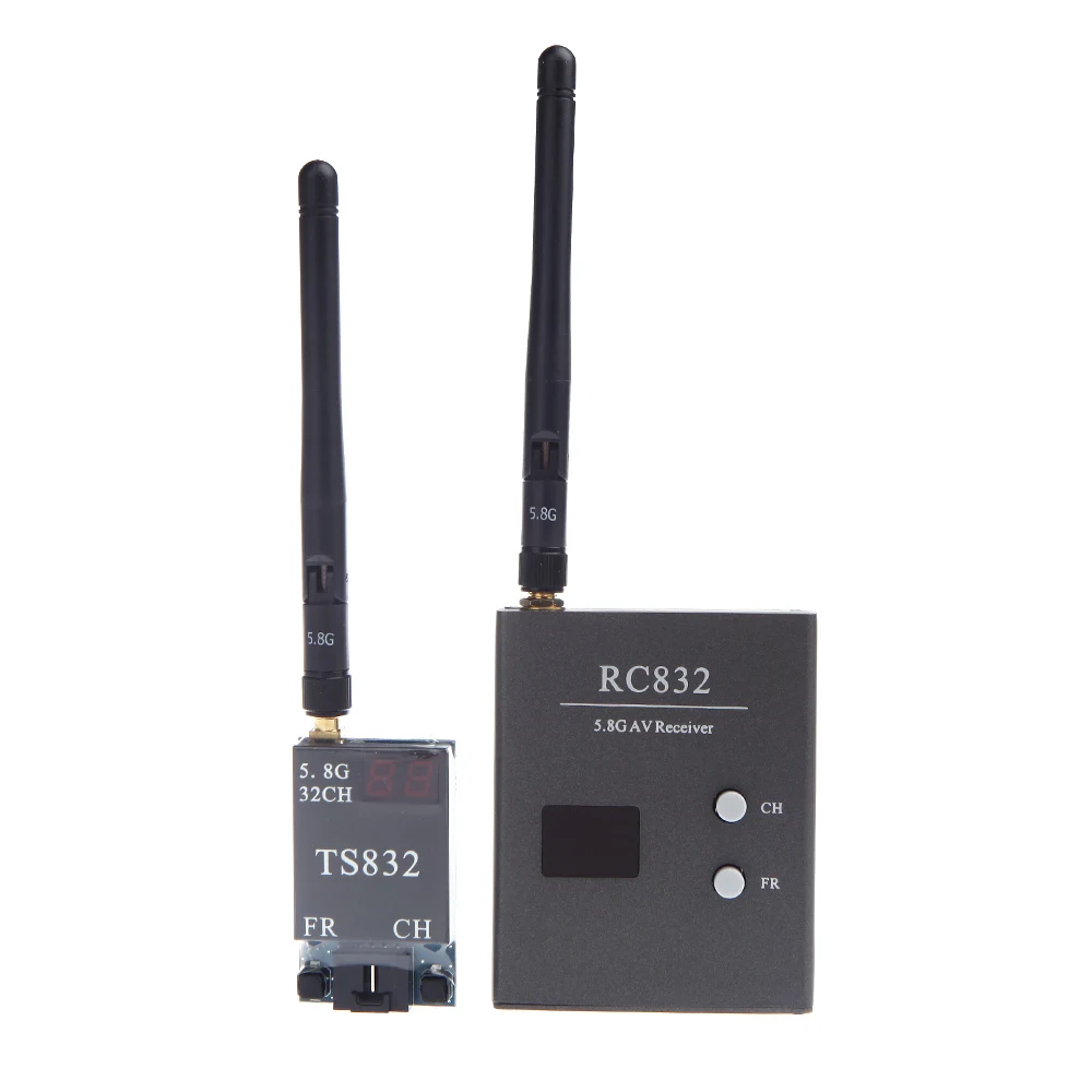 Boscam 32CH 5 8G 600mW беспроводной AV FPV передатчик TS832 + приемник RC832 модули аудио видео и