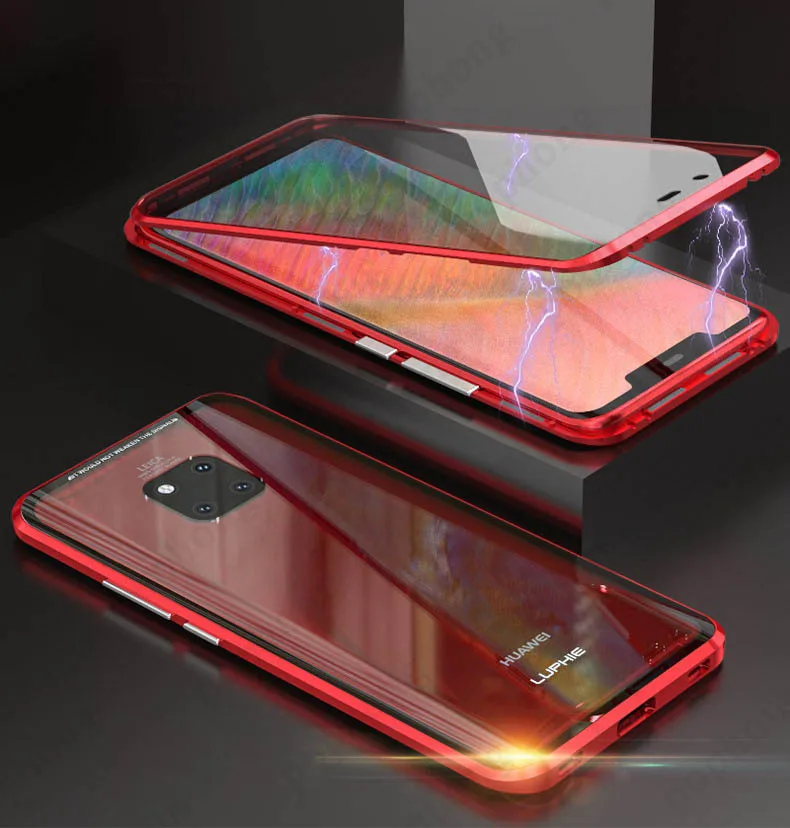 Роскошный чехол из закаленного стекла для телефона, защитный магнит huawei P20 PRO huawei P30 PRO mate 20 pro honor View 20, чехол, противоударный чехол