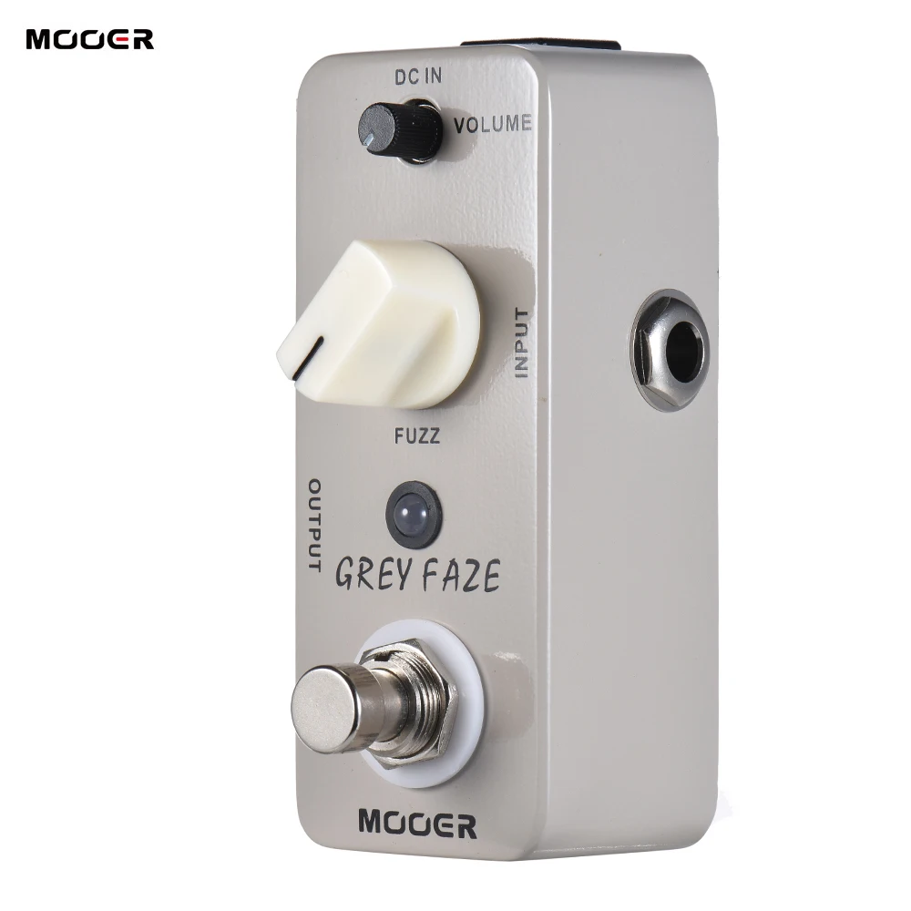 MOOER серый FAZE Fuzz гитарный эффект педаль настоящий обход металлический корпус