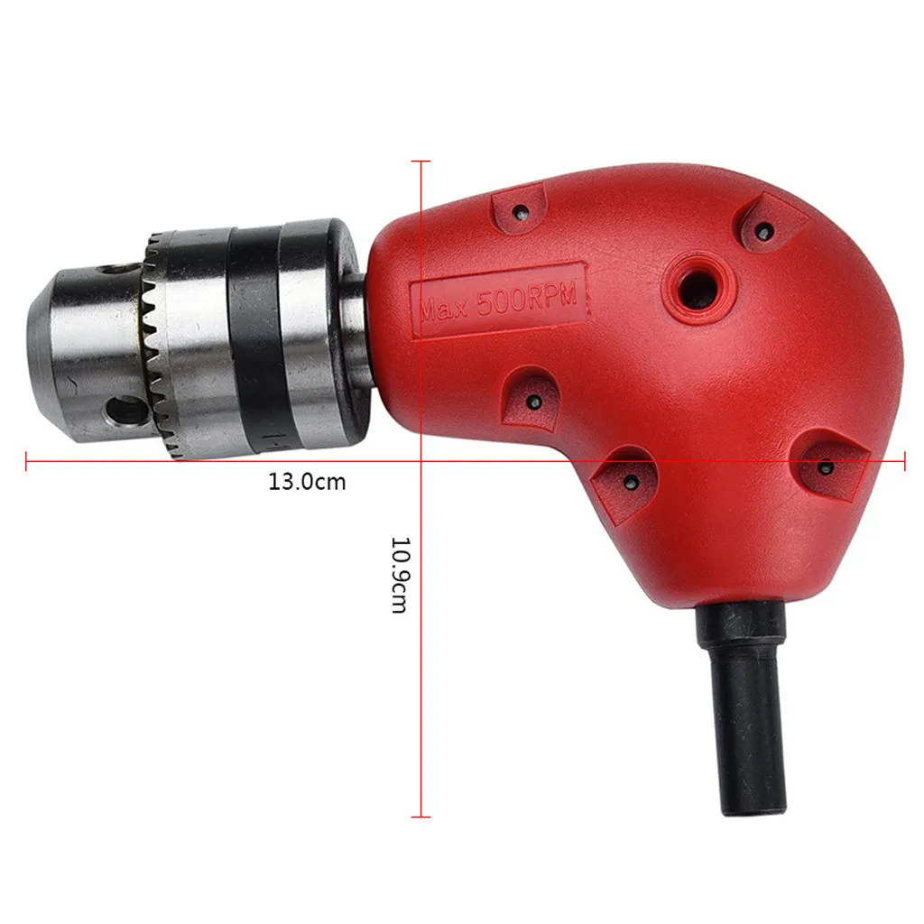Адаптер металлический редуктор 90 градусов правый угол крепления сверла удлинитель изгиб для металлического адаптера отвертка угловой аксессуар инструмент