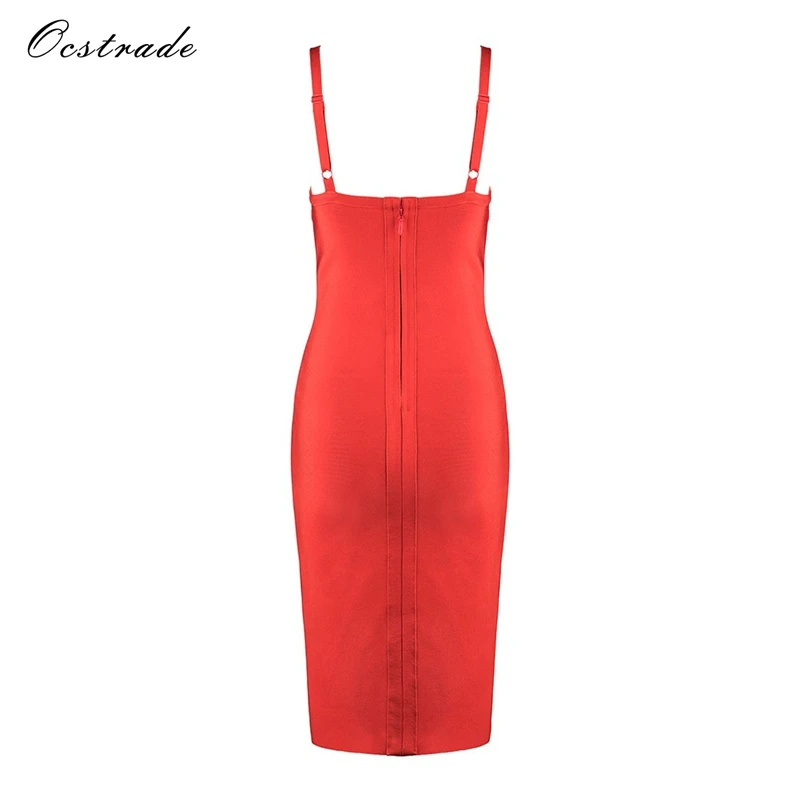 Ocstrade Vestidos Бандажное 2017 облегающее новое поступление с оборками Сексуальное