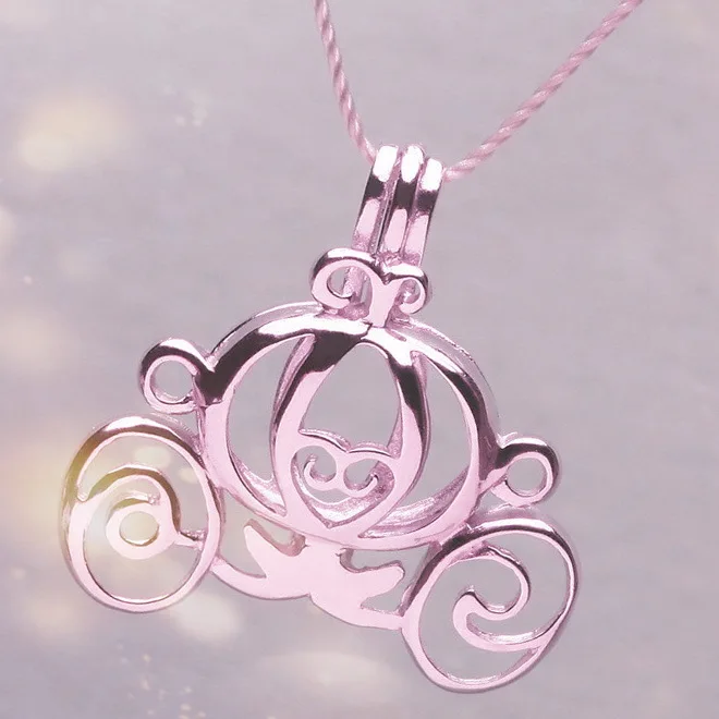 5 шт./Лот Бронзовая Каретная Замок Клетка Тыквенный Караван Может Открываться для Хранения Бусин Подвески Фурнитура на 6-7,5 ММ.