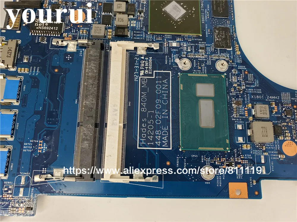 NBMQK11008 NB.MQK11.008 для Acer aspire VN7-571G Материнская плата ноутбука I7-5500U Процессор GT840M DDR3L |