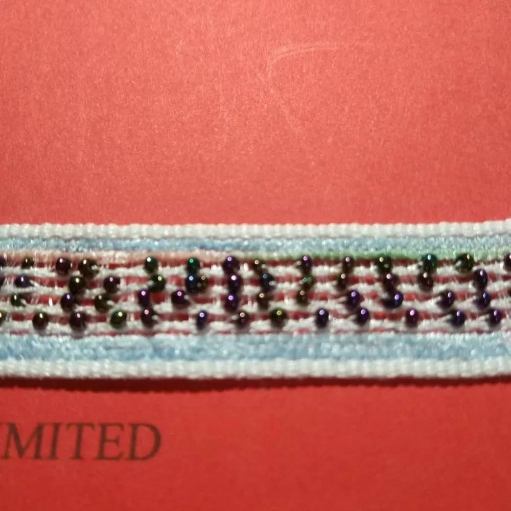 Плетеная лента из бисера Ширина 20 мм 1 ярд|binding ribbon|bias bindingwebbing 20mm |