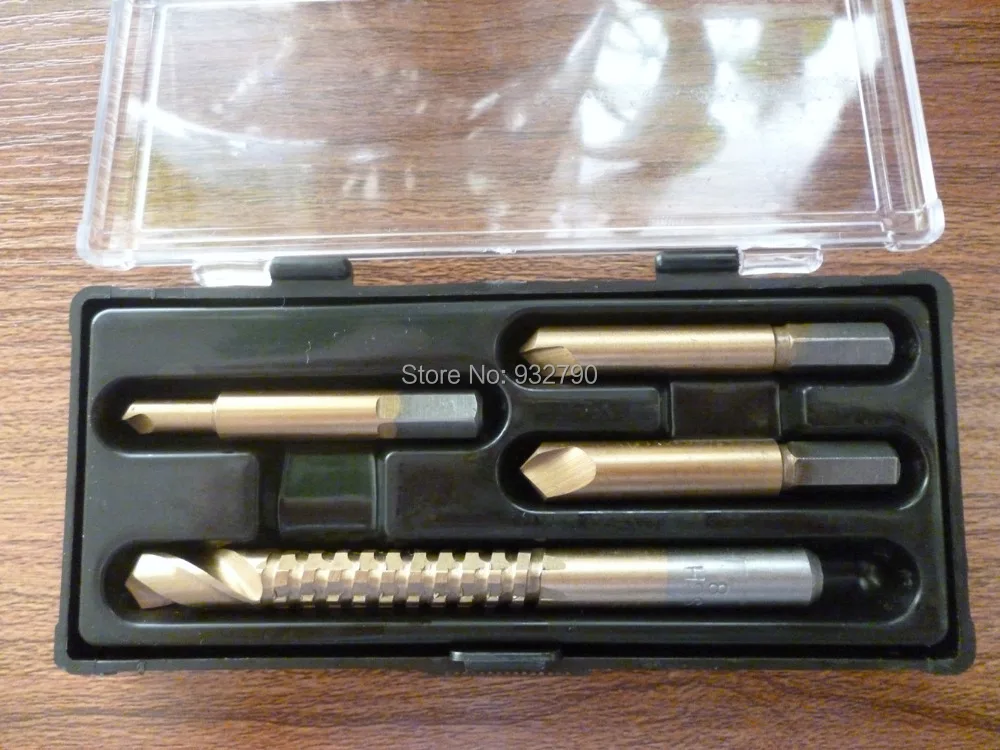 Новый 3 шт. Винт Extractor Сверло Руководство Комплект Ржавые Поврежден сломанных