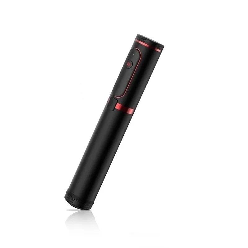 TRAVOR штатив монопод селфи палка Bluetooth портативный ручной селфи палка 3 в 1 для iPhone samsung huawei Xiaomi Android - Цвет: Black red