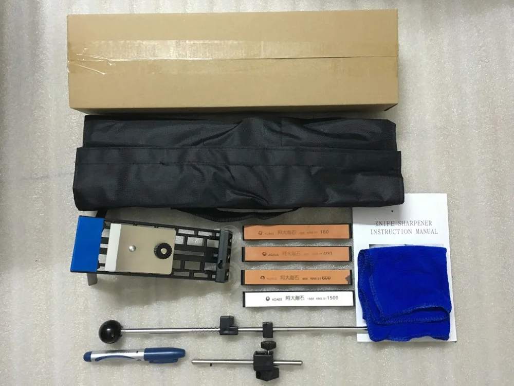 Professional Knife Sharpener Kitchen Sharpening system NEW Updated Fix Fixed Angle With 4pcs Stones | Дом и сад