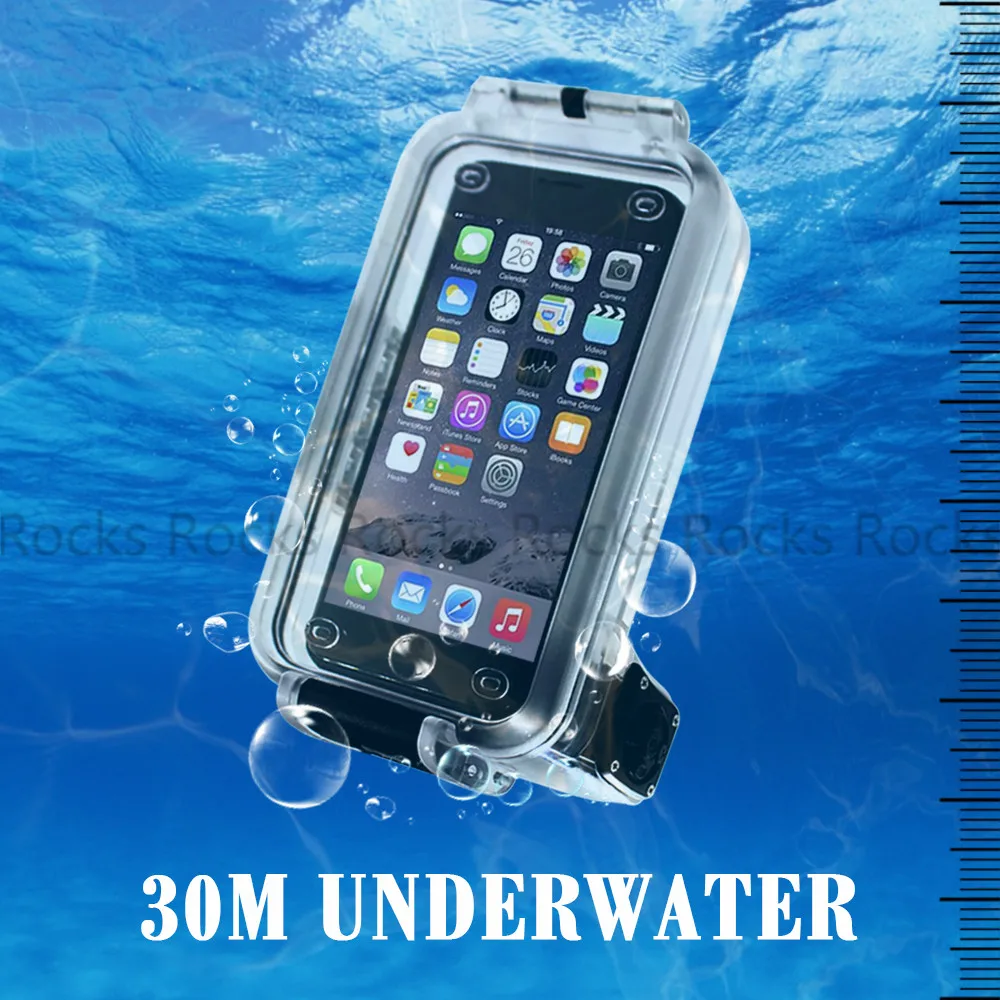 Водонепроницаемый чехол для дайвинга Pixco iPhone 4 7 ЖК экран 5 дюйма 30 м Bluetooth пульт