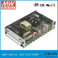 original mean well hrp 100 24 single output 100w 4 5a 24v meanwell power supply 24v with pfc function