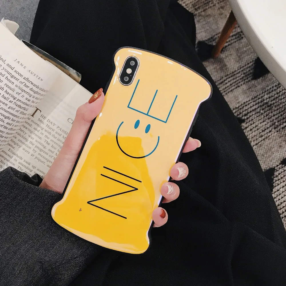 GlamPhoneCase Простой Письмо хороший Овальный чехол для iPhone X 7 Plus 6/6 S 8 Мягкий |
