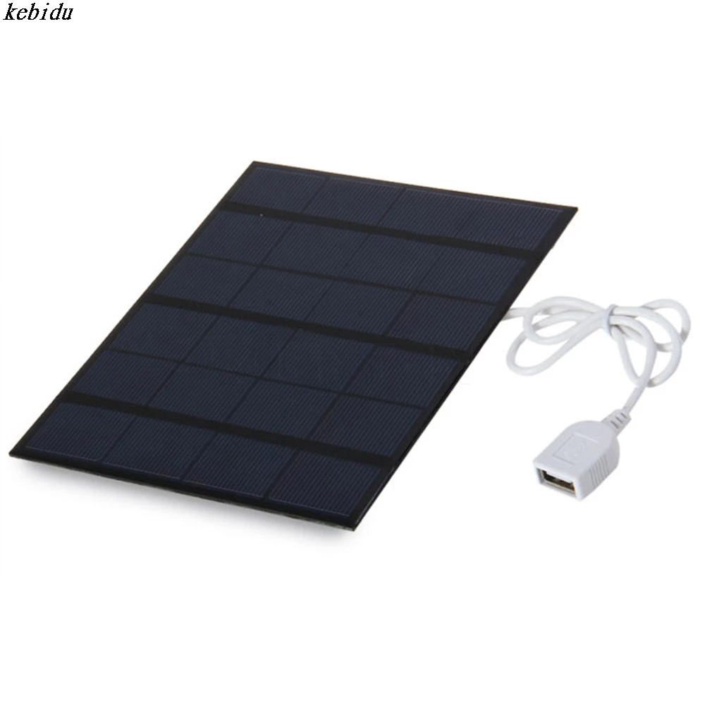Портативное зарядное устройство на солнечной батарее 6 в 3 5 Вт|charger solar panel|3.5w 6v