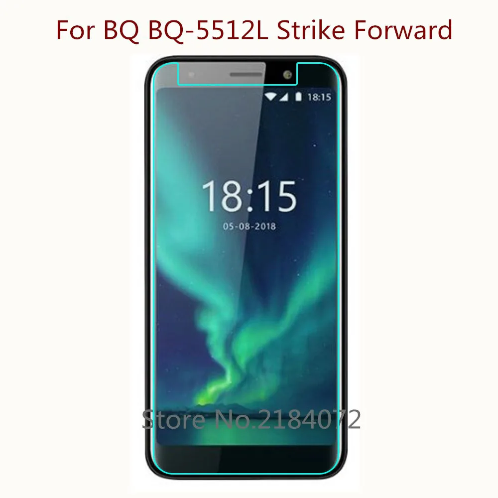 9H 2.5D Защитное стекло для экрана телефона BQ BQ-5512L Strike переднее закаленное