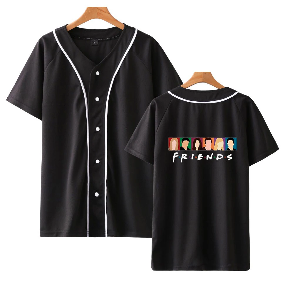 FRIENDS printed baseball t shirt women/men TV Show I'll Be There For You tshirt casual funny t-shirt Women Girls Tops Tee | Женская